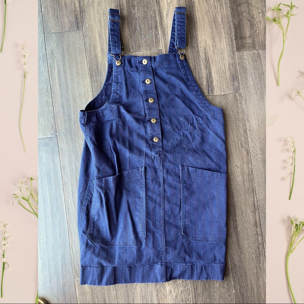 Duluth Trading Co Navy Blue Jumper Dress | Medium